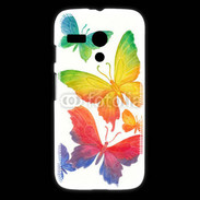 Coque Motorola G Illustration de papillons en couleur