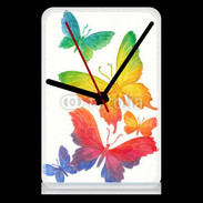 Pendule de bureau Illustration de papillons en couleur