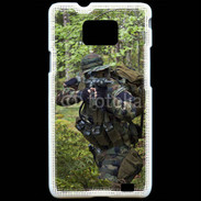 Coque Samsung Galaxy S2 Militaire en forêt
