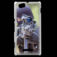 Coque Sony Xperia M Soldat tireur d'élite