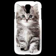 Coque Samsung Galaxy S4 Chaton gris 