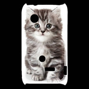 Coque Sony Xperia Typo Chaton gris 
