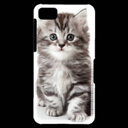 Coque Blackberry Z10 Chaton gris 