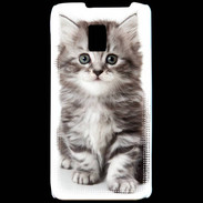 Coque LG P990 Chaton gris 