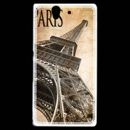 Coque Sony Xperia Z Tour Eiffel vertigineuse vintage