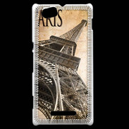 Coque Sony Xperia M Tour Eiffel vertigineuse vintage