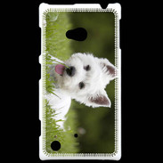 Coque Nokia Lumia 720 Chiot terrier blanc 2