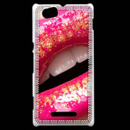 Coque Sony Xperia M Superbe bouche 2