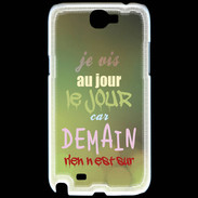 Coque Samsung Galaxy Note 2 Au jour le jour ZG