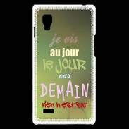 Coque LG Optimus L9 Au jour le jour ZG