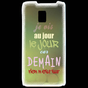 Coque LG P990 Au jour le jour ZG