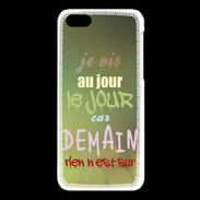 Coque iPhone 5C Au jour le jour ZG