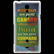 Coque Sony Xperia T Canard Bain ZG