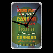 Grande pendule murale Canard Bain ZG