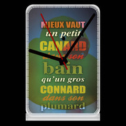 Pendule de bureau Canard Bain ZG