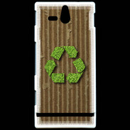 Coque Sony Xperia U Carton recyclé ZG