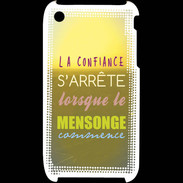 Coque iPhone 3G / 3GS Confiance et mensonge ZG