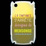 Coque Blackberry 8520 Confiance et mensonge ZG