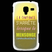 Coque Samsung Galaxy Ace 2 Confiance et mensonge ZG