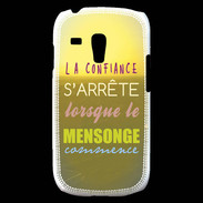 Coque Samsung Galaxy S3 Mini Confiance et mensonge ZG