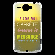 Coque HTC Wildfire G8 Confiance et mensonge ZG