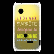 Coque Sony Xperia Typo Confiance et mensonge ZG