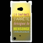 Coque Nokia Lumia 720 Confiance et mensonge ZG