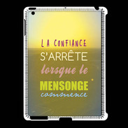 Coque iPad 2/3 Confiance et mensonge ZG