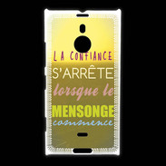 Coque Nokia Lumia 1520 Confiance et mensonge ZG