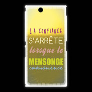 Coque Sony Xpéria Z Ultra Confiance et mensonge ZG