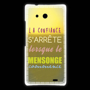 Coque Huawei Ascend Mate Confiance et mensonge ZG