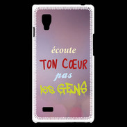 Coque LG Optimus L9 Coeur gens ZG