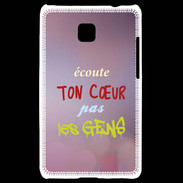Coque LG Optimus L3 II Coeur gens ZG