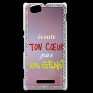 Coque Sony Xperia M Coeur gens ZG
