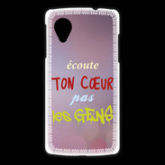 Coque LG Nexus 5 Coeur gens ZG
