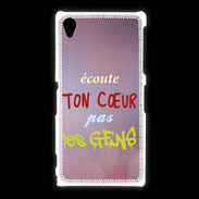 Coque Sony Xpéria Z1 Coeur gens ZG