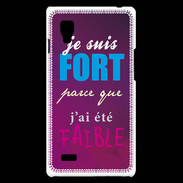Coque LG Optimus L9 Fort et faible ZG