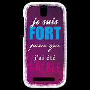 Coque HTC One SV Fort et faible ZG
