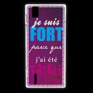 Coque Huawei Ascend P2 Fort et faible ZG