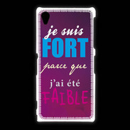 Coque Sony Xpéria Z1 Fort et faible ZG