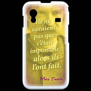 Coque Samsung ACE S5830 Ils ne savaient pas ZG