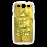 Coque Samsung Galaxy S3 Ils ne savaient pas ZG