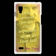 Coque LG Optimus L9 Ils ne savaient pas ZG
