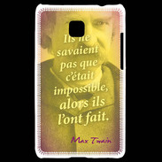 Coque LG Optimus L3 II Ils ne savaient pas ZG