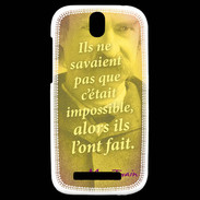 Coque HTC One SV Ils ne savaient pas ZG