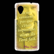 Coque LG Nexus 5 Ils ne savaient pas ZG