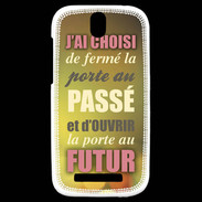 Coque HTC One SV Passé et futur ZG