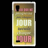 Coque LG Optimus L9 Progresse de jour en jour ZG
