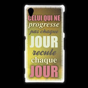Coque Sony Xpéria Z1 Progresse de jour en jour ZG