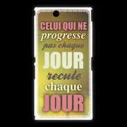 Coque Sony Xpéria Z Ultra Progresse de jour en jour ZG